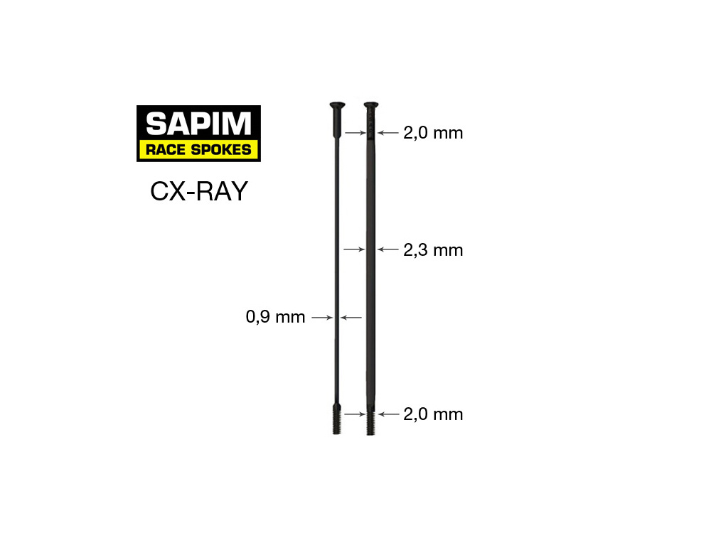 Sapim CX-Ray Spoke - Straightpull