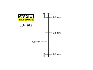 Sapim CX-Ray Spoke - Straightpull