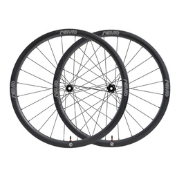 Astuto 700C EV36-ADB 'Plus' IRIS  36mm Discbrake Hookless Wheelset - Berd Polylight